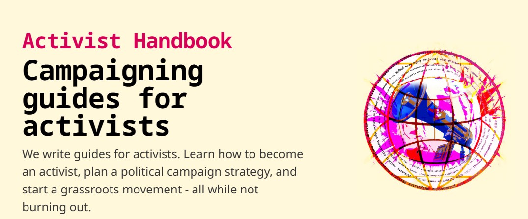 Activist Handbook - Campaigning guides for activists