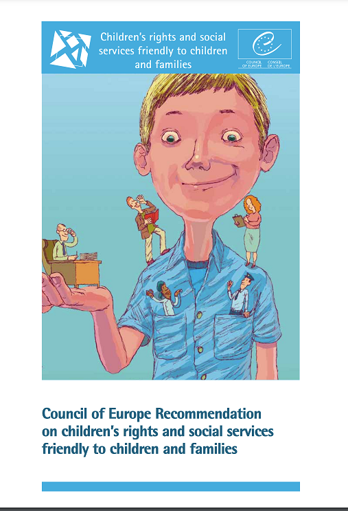 cover of recommendation with large person holding smaller people
