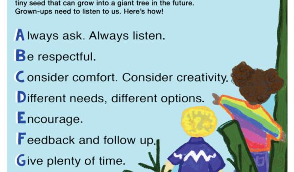 Hear Our Voice! Instructions on how to listen to children