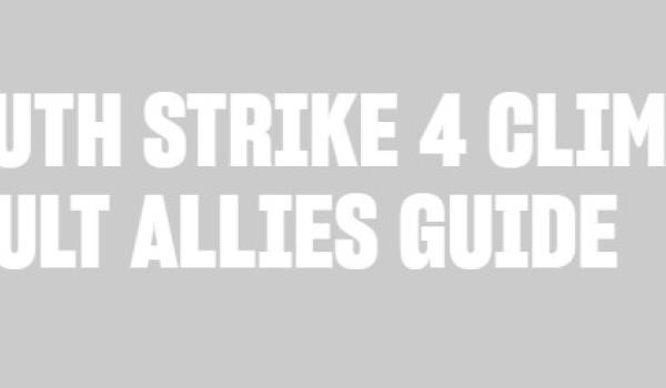 Youth Strike 4 Climate - Adult Allies Guide