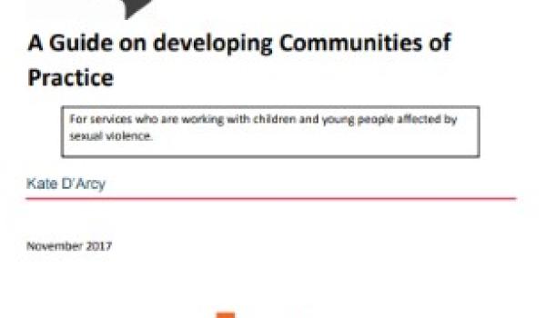 A Guide on developing Communities of Practice For services who are working with children and young people affected by sexual violence